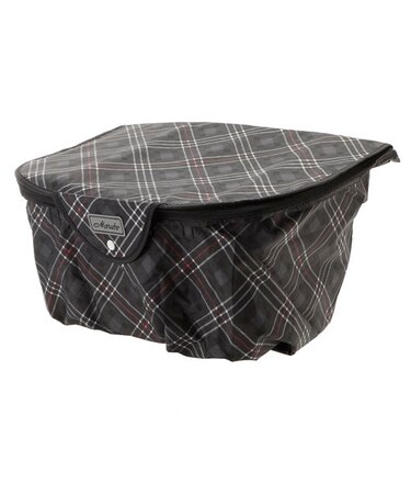 【当商品送料無料】カゴカバー 自転車 おしゃれ 通販 2段式 前カゴカバー 二段式 自転車カゴ 前かご はっ水 撥水加工 ひったくり防止 防犯