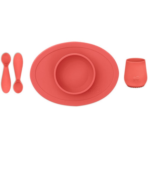 【当商品送料無料】イージーピージー ファーストフードセット 通販 離乳食 食器セット ezpz First Foods Set タイニーマット