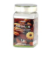 【当商品送料無料】フレッシュロック 角型 1.4L 通販 FRESHLOK 1個 単品 保存容器 おしゃれ プラスチック製 PET素材 緑 グリーン