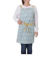 【当商品送料無料】エプロン habituel アビチュエル 通販 レディース おしゃれ かわいい コットン 綿100% 前結び 保育士 幼稚園 家事