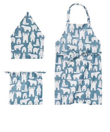 【当商品送料無料】子供 エプロン 三角巾 セット 通販 キッズ おしゃれ 女の子 男の子 子供 かわいい 子ども こども 小学生 キッズエプロン