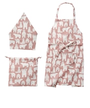 【当商品送料無料】子供 エプロン 三角巾 セット 通販 キッズ おしゃれ 女の子 男の子 子供 かわいい 子ども こども 小学生 キッズエプロン