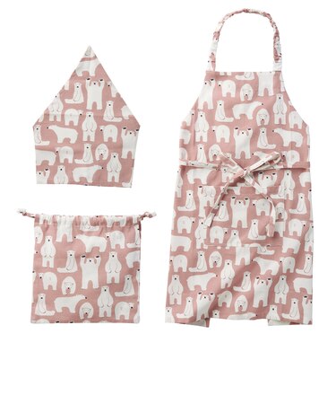 【当商品送料無料】子供 エプロン 三角巾 セット 通販 キッズ おしゃれ 女の子 男の子 子供 かわいい 子ども こども 小学生 キッズエプロン