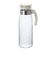 【当商品送料無料】冷蔵庫ポット 1400ml ハリオ HARIO 通販 ピッチャー 広口 洗いやすい 冷水ポット オフホワイト グレー 耐熱ガラス
