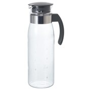 【当商品送料無料】冷蔵庫ポット 1400ml ハリオ HARIO 通販 ピッチャー 広口 洗いやすい 冷水ポット オフホワイト グレー 耐熱ガラス