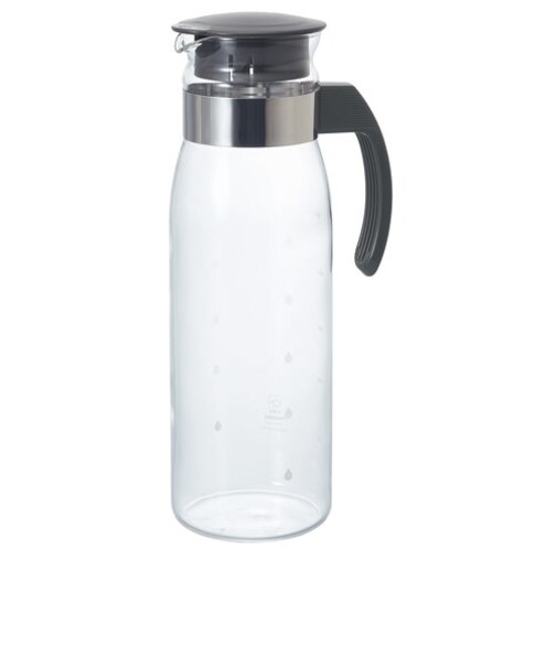【当商品送料無料】冷蔵庫ポット 1400ml ハリオ HARIO 通販 ピッチャー 広口 洗いやすい 冷水ポット オフホワイト グレー 耐熱ガラス
