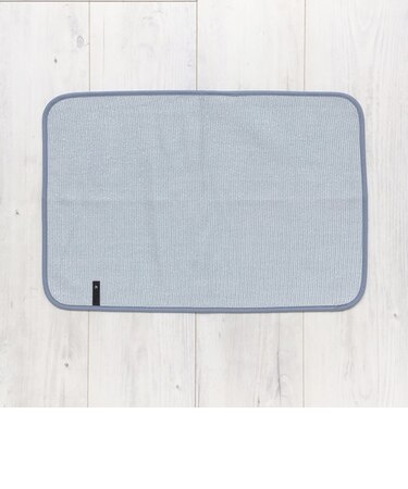 【当商品送料無料】キッチン 水切りマット 通販 グレー ピンク イエロー ブルー 無限に抗菌する水切りマット 原田織物 日本製 30 × 45 cm