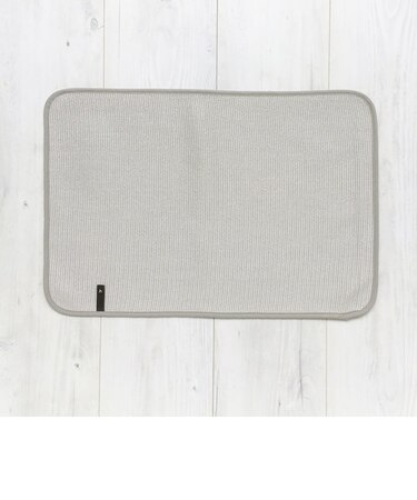 【当商品送料無料】キッチン 水切りマット 通販 グレー ピンク イエロー ブルー 無限に抗菌する水切りマット 原田織物 日本製 30 × 45 cm