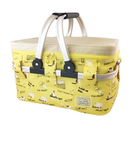 【当商品送料無料】レジカゴ バッグ 保冷 通販 保冷バッグ 大容量 ピクニックバスケット おしゃれ 保冷バスケット エコバッグ 撥水 はっ水