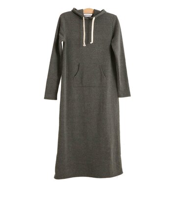 【当商品送料無料】マキシ丈ワンピース 裏起毛 ワンピース マキシワンピ 長袖 ルームウェア 部屋着 定番 あったか 妊婦 マタニティ スウェット