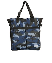 【当商品送料無料】トートバッグ メンズ 大きめ 通販 縦型 20l A4 通学 通勤 軽量 軽い シンプル 無地 カモフラ 迷彩 ファスナー付き