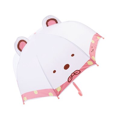 【当商品送料無料】傘 通販 子供 おしゃれ 耳付き 47cm かわいい 子供用 男の子 女の子 サンリオ キッズ 幼稚園 保育園 園児 かさ 長かさ