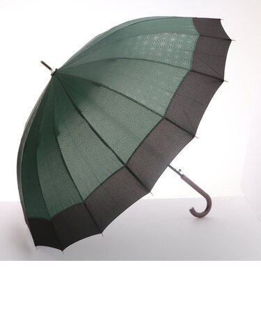 【当商品送料無料】傘 16本骨 和傘 サントス santos 蛇の目 縁 伝統柄 着物 定番 雨傘 蛇の目風和傘 十六本骨 和風 和柄 ジャンプ傘