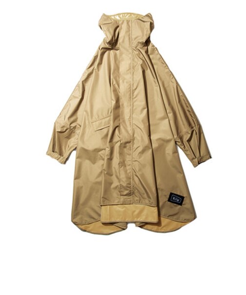 【当商品送料無料】kiu レインコート ポンチョ 通販 メンズ レディース レインポンチョ リュック対応 撥水 はっ水 パッカブル アウトドア