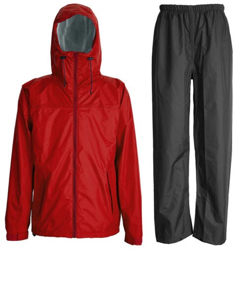 【当商品送料無料】レインウェア メンズ 上下 通販 通勤 通学 自転車 雨合羽 カッパ シンプル ブラック 黒 ゴルフ バイク 防水 フード付き