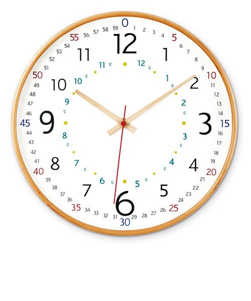 当商品送料無料】知育時計 壁掛け 通販 掛け時計 おしゃれ 時計 知育