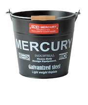 【当商品送料無料】マーキュリー バケツ 通販 おしゃれ ブリキ ガーデニング レギュラー シンプル MERCURY 男前 ゴミ箱 ダストボックス