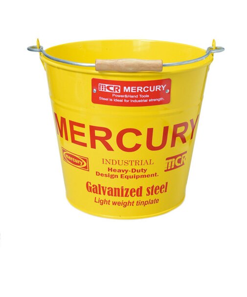 【当商品送料無料】マーキュリー バケツ 通販 おしゃれ ブリキ ガーデニング レギュラー シンプル MERCURY 男前 ゴミ箱 ダストボックス