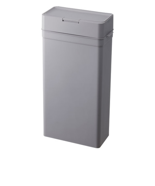 【当商品送料無料】ゴミ箱 スリム 蓋付き 通販 ライクイット ごみ箱 ふた付き シールズ25 ホワイト グレー 省スペース 密閉 キッチン リビング