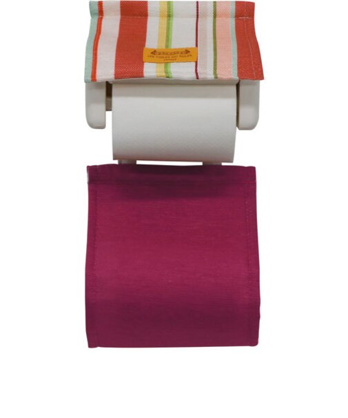 【当商品送料無料】トイレットペーパーホルダー カバー 通販 おしゃれ 2連 単品 洗える トイレタリー インテリア トイレファブリック 新築祝い