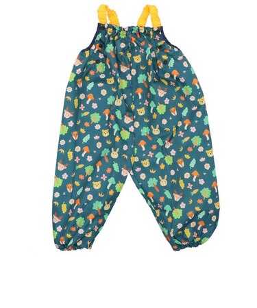 【当商品送料無料】レインパンツ キッズ 通販 プレイウェア 砂場着 85~100cm サイズ調節 撥水 はっ水 サロペット オーバーオール 水遊び