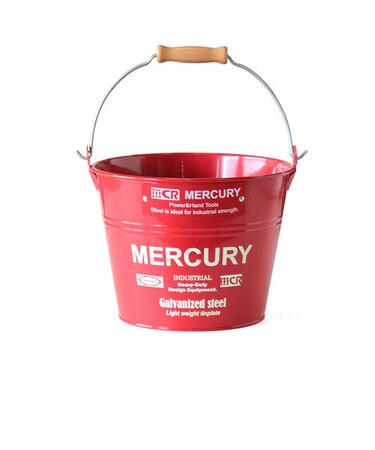 【当商品送料無料】マーキュリー バケツ 通販 ブリキバケツ スモール 雑貨 おしゃれ MERCURY 小さめ ブリキ スチール ガーデニング 花壇