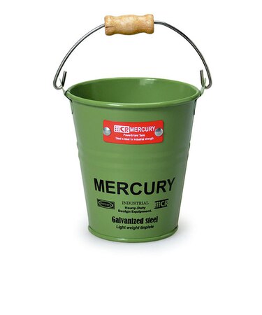 【当商品送料無料】マーキュリー バケツ 通販 ブリキバケツ 雑貨 おしゃれ MERCURY ミニバケツ ブリキ スチール ガーデニング 花壇 植木鉢