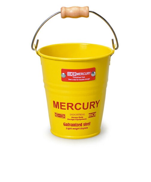【当商品送料無料】マーキュリー バケツ 通販 ブリキバケツ 雑貨 おしゃれ MERCURY ミニバケツ ブリキ スチール ガーデニング 花壇 植木鉢
