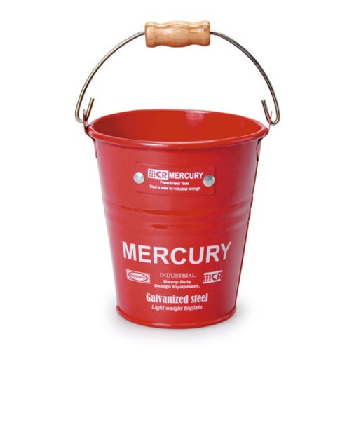 【当商品送料無料】マーキュリー バケツ 通販 ブリキバケツ 雑貨 おしゃれ MERCURY ミニバケツ ブリキ スチール ガーデニング 花壇 植木鉢