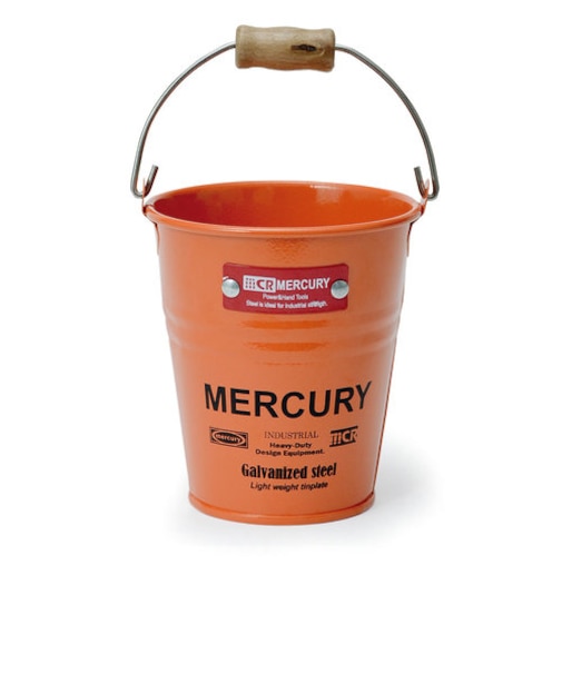 【当商品送料無料】マーキュリー バケツ 通販 ブリキバケツ 雑貨 おしゃれ MERCURY ミニバケツ ブリキ スチール ガーデニング 花壇 植木鉢