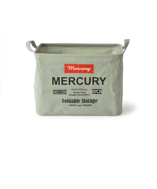 【当商品送料無料】マーキュリー 雑貨 通販 収納ボックス 布 キャンバス おしゃれ キャンバスバケツ 四角 角型 MERCURY