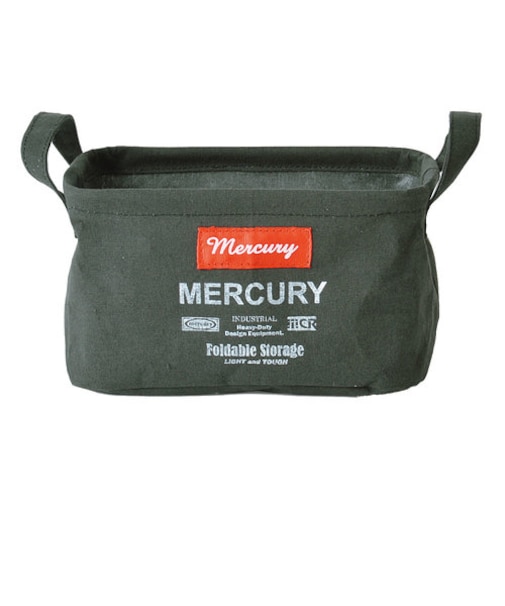 【当商品送料無料】マーキュリー 雑貨 通販 収納ボックス 布 キャンバス おしゃれ キャンバスバケツ 四角 角型 MERCURY