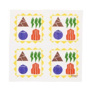 【当商品送料無料】蚊帳ふきん 奈良 通販 ふきん 綿 布巾 蚊帳生地ふきん MOKUHAN TAKEZASADO 木版 竹笹堂 おしゃれ かわいい