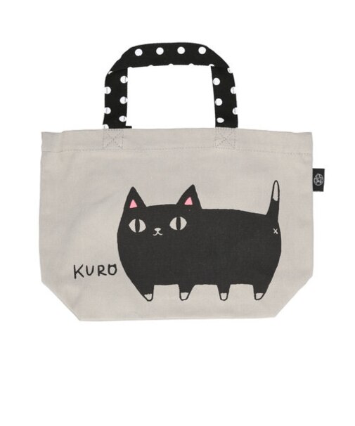 【当商品送料無料】ミニトートバッグ キャンバス 通販 猫 猫3兄弟 小さめ ミニ 小 かわいい 布 レディース ランチバッグ 猫三兄弟 ネコ ねこ