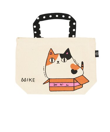 【当商品送料無料】ミニトートバッグ キャンバス 通販 猫 猫3兄弟 小さめ ミニ 小 かわいい 布 レディース ランチバッグ 猫三兄弟 ネコ ねこ