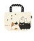 【当商品送料無料】ミニトートバッグ キャンバス 通販 猫 猫3兄弟 小さめ ミニ 小 かわいい 布 レディース ランチバッグ 猫三兄弟 ネコ ねこ
