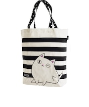 【当商品送料無料】トートバッグ キャンバス a4 縦 通販 レディース 布 綿 コットン 縦型 通学 おしゃれ かわいい 猫 ネコ ねこ アニマル