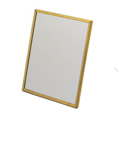 【当商品送料無料】鏡 卓上 おしゃれ 通販 卓上ミラー 卓上鏡 スタンドミラー Odier オディエ 真鍮ミラー L アンティーク仕上げ シンプル