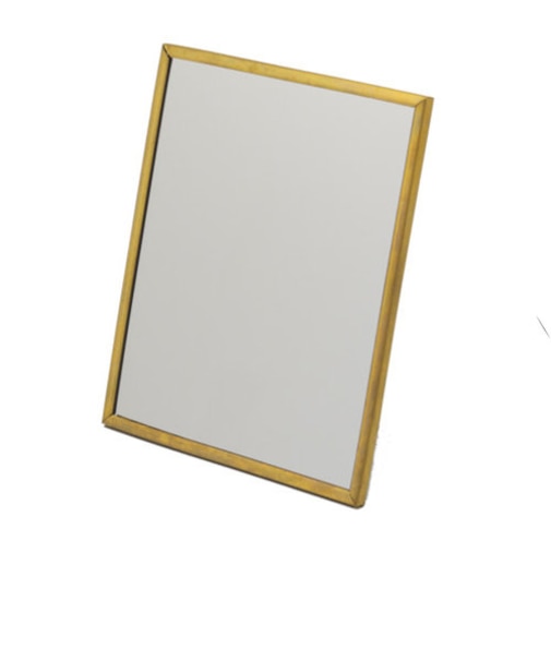 【当商品送料無料】鏡 卓上 おしゃれ 通販 卓上ミラー 卓上鏡 スタンドミラー Odier オディエ 真鍮ミラー L アンティーク仕上げ シンプル