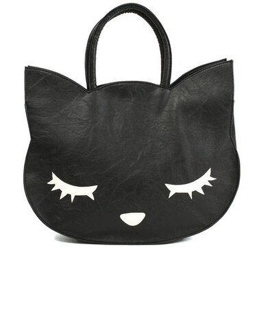 当商品送料無料】プーちゃん バッグ プー かわいい 定番 黒猫 猫グッズ 