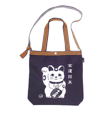 【当商品送料無料】ショルダーバッグ ルートート ROOTOTE 通販 メンズ レディース 和風 日本風 2way マネキネコ パンダ ウサギ コイ