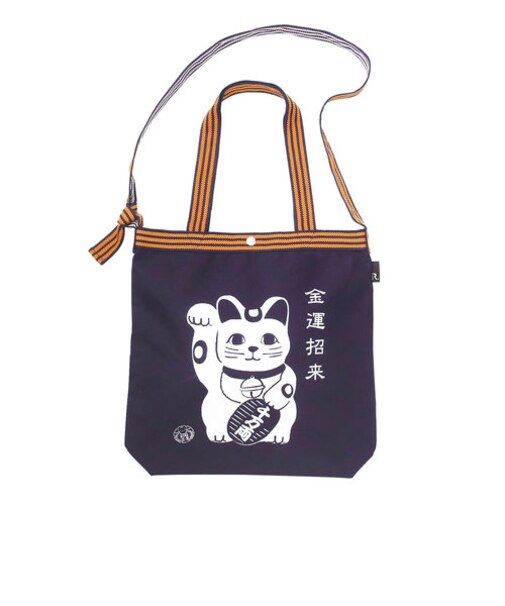 【当商品送料無料】ショルダーバッグ ルートート ROOTOTE 通販 メンズ レディース 和風 日本風 2way マネキネコ パンダ ウサギ コイ