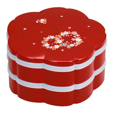 【当商品送料無料】重箱 運動会 お花見 通販 お弁当箱 2段 お重箱 二段 6.5桜オードブル オードブル 容器 ランチボックス 大容量
