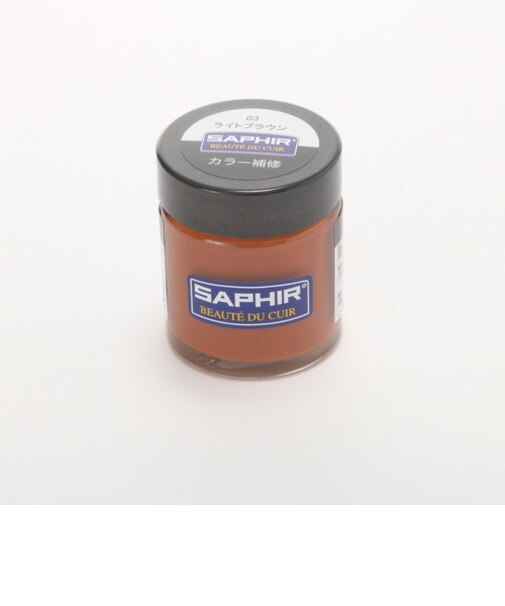 【当商品送料無料】カラー補修クリーム サフィール SAPHIR クリーム 瓶 レザー 革製品 定番 皮革製品 30ml 補修 キズ 色落ち 色あせ
