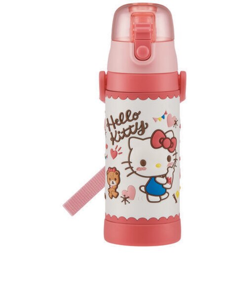 【当商品送料無料】水筒 キッズ 直飲み 通販 約 500ml 子供 480ml おしゃれ キャラクターグッズ ワンタッチ ボトル マイボトル