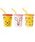 【当商品送料無料】プラスチック コップ セット 通販 子供 キッズ キャラクター ストロー付き タンブラー 蓋付き プラコップ スヌーピー
