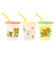 【当商品送料無料】プラスチック コップ セット 通販 子供 キッズ キャラクター ストロー付き タンブラー 蓋付き プラコップ スヌーピー