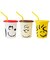 【当商品送料無料】プラスチック コップ セット 通販 子供 キッズ キャラクター ストロー付き タンブラー 蓋付き プラコップ スヌーピー