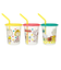【当商品送料無料】プラスチック コップ セット 通販 子供 キッズ キャラクター ストロー付き タンブラー 蓋付き プラコップ スヌーピー