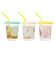 【当商品送料無料】プラスチック コップ セット 通販 子供 キッズ キャラクター ストロー付き タンブラー 蓋付き プラコップ ディズニー
